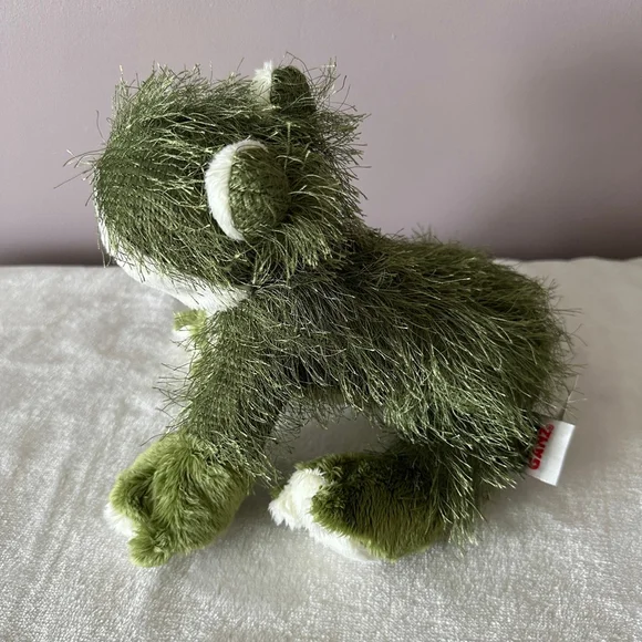 Baby Ganz Webkinz Shaggy Green Frog Plush 7" Stuffed Animal - No code - Picture 3 of 6